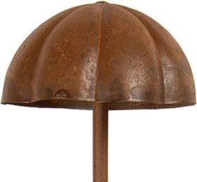 Rustikálny hrdzavý zápich huba - Ø 11*40 cm