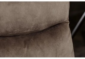 Stolička 41172 Comfort Zamat Taupe antik  - Komfort-nábytok