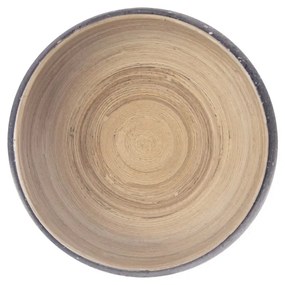 Orion Servírovacia miska točený bambus sivá pr. 14 cm, 14 cm
