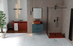 Polysan Polysan, FLEXIA sprchová vanička z liateho mramoru s možnosťou úpravy rozmeru 150x80cm, antracit mat, 72901.51