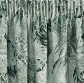 ZATEMŇOVACÍ ZÁVES NA PÁSKE NINA 140X270 CM LISTY