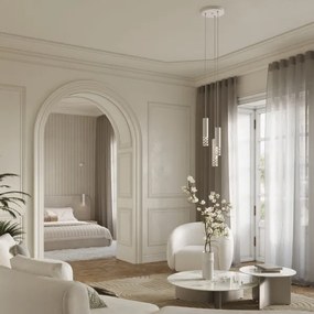 Sollux SL.1695 - Nástenná lampa LIRO 1xGU10/10W/230V biela