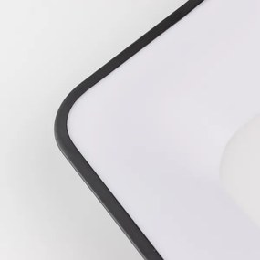 Brilagi - LED stmievateľné stropné svietidlo FALCON II LED/80W/230V 40x40 cm čierne + diaľkový ovládač