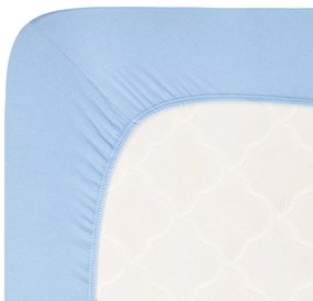 4Home jersey prestieradlo Luxury modrá, 90 x 200 cm