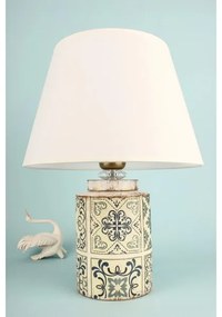 Stolná lampa RAMZES 1xE27/40W/230V biela