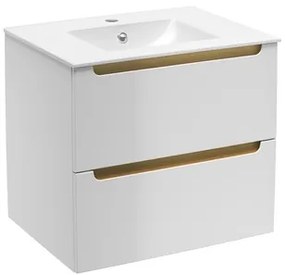 Kúpeľňová skrinka s umývadlom Naturel Stilla 60x60x45 cm biela STILLAD06056U1, 1 ks