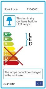 LED stropné svietidlo Fano 40 biele