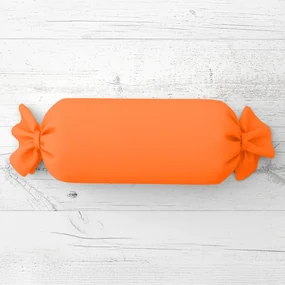 Biante Vankúš valec bonbon Rongo RG-035 Oranžový 15x60 cm