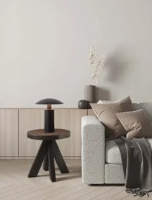 LED čierna stolná lampa Karpos