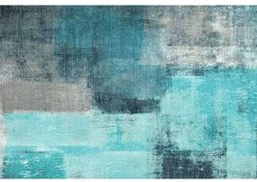 Neutrálny koberec TYP 2, modrá/sivá, 160x230