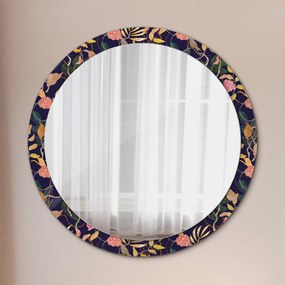Okrúhle ozdobné zrkadlo na stenu Akvarely fi 100 cm
