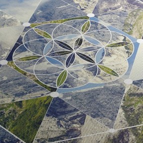 Obraz - Geometrický obrazec (90x60 cm)