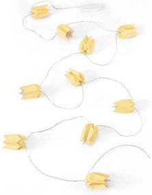 Papierová svetelná reťaz s LED