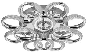 LED Stropné svietidlo 12xLED/14W/230V 3000-5000K pr. 60 cm lesklý chróm