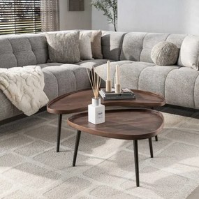 Konferenčný stôl 30-17 Carve 2-set Drevo Acacia  - Komfort-nábytok