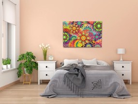 Gario Diamantové maľovanie Mandala 6 Rozmery: 60 x 40 cm, Rámovanie: Iba zrolované plátno, Diamanty: Okrúhle