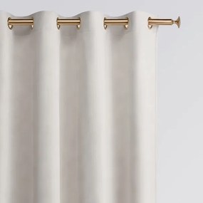 Biele elegantné interierové závesy 140 x 280 cm