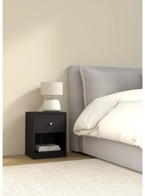 Čierny nočný stolík May – Tvilum