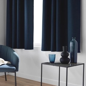 Tmavomodrý zatemňovací záves 140x180 cm Crepuscule – douceur d'intérieur