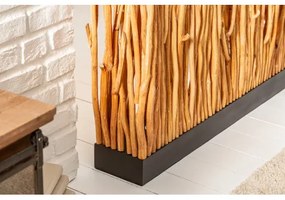 Stojaca lampa 40505 Paravent 180cm Prírodná Logan Drevo  - Komfort-nábytok
