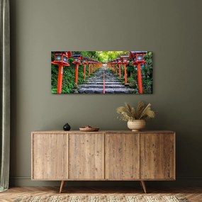 Obraz - Svätyňa Kifune (120x50 cm)