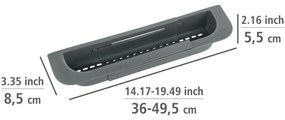 Wenko Teleskopické sito do drezu Fino 36-49,5 cm, sivá