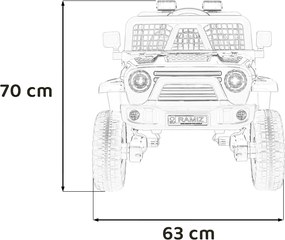Ramiz Vozidlo OFF ROAD 4x4 SPORT biele