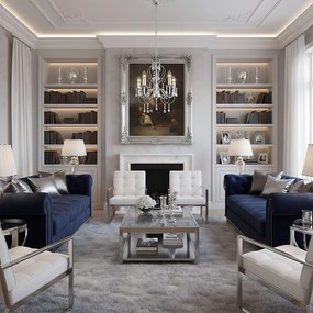 Toolight Toolight, stropné svietidlo 5xE14, EBT008-5CP, chróm, OSW-01243