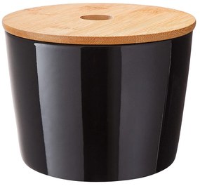KARLTON BROS Dóza na cesnak 14 cm - čierna