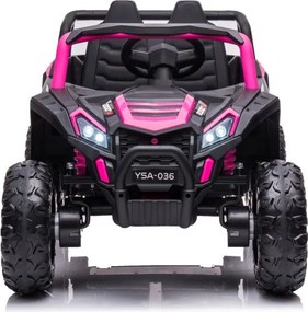 LEAN CARS Elektrické auto na batérie YSA036 ružové 4x4