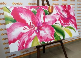 Obraz maľované kvety