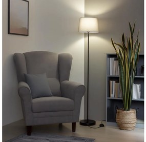 Brilagi - LED stojacia lampa CERIA 1xE27/40W/230V priemer 30 cm šedá/čierna