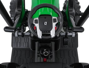 Ramiz MEGA Traktor D68 s prívesom zelený