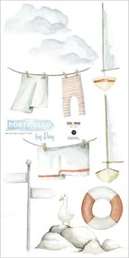 Samolepka do detskej izby sada porticello vo dne