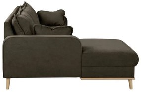 Hnedá rohová pohovka (ľavý roh) Beata - Ropez