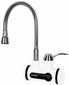 Homelife Digiterm drezová batéria s elektrickým ohrevom vody biela/chróm SDR-10C-3