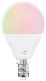 EGLO Múdra LED žiarovka, E14, P45, 4,9 W, 470lm, 2700-6500K, teplá-studená biela, RGB