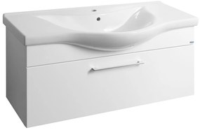 Aqualine Aqualine, AKIRA umyvadlová skrinka 96x42x34cm, biela, AK210