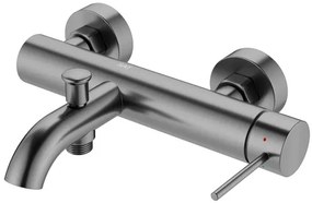 Vaňová batéria SAT Aurum bez sprchového setu 150 mm brúsený gun metal SATBAUR222BGM