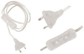 Biela kovová retro stolná lampa Ø26