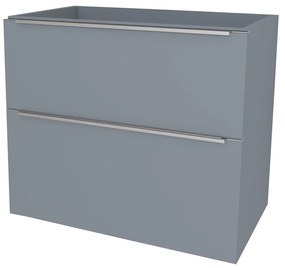 Mereo, Mereo Mailo, kúpeľňová skrinka 61 cm, chróm madlo, Multidecor, Monumentálna sivá, MER-CN590SMSO1