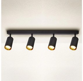 Brilagi - Bodové svietidlo SELE 4xGU10/30W/230V čierna/zlatá WO-B7-OEM