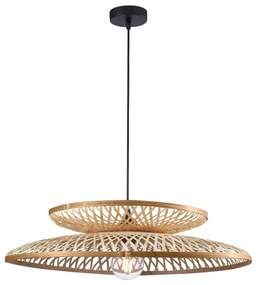 Luster na lanku BALI 1xE27/20W/230V pr. 60 cm bambus