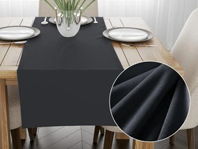 Biante Zamatový behúň na stôl Velvet Prémium SVP-004 Antracitovo sivý 35x140 cm