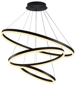 LED Stmievateľný luster na lanku LED/125W/230V 3000-6500K + diaľkové ovládanie