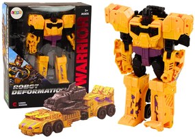 LEAN TOYS Robotický tank 2v1 Transformers X-Warrior – žltá