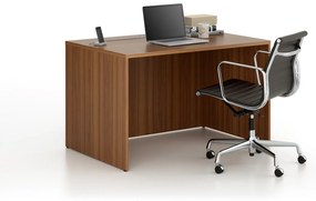 Kancelársky písací stôl FRAME, 120x80 cm, orech