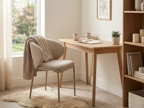 Jedálenská stolička KIOTO, kašmír/svetlobéžová