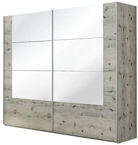 Skriňa Talin 250 dub wellington/zrkadlo