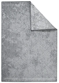 Dekorstudio Obojstranný koberec na terasu DuoRug 5845 - sivý Rozmer koberca: 200x290cm